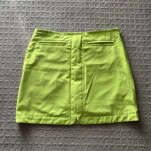 EP Pro Pants - EP Pro Womens Green Golf Tennis Skirt Skort Athletic Pockets Zipper Sz 8